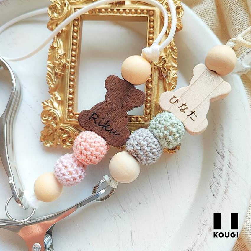 ShoesClip Bear♡】シューズクリップ・靴クリップ（プチギフト・名入れ