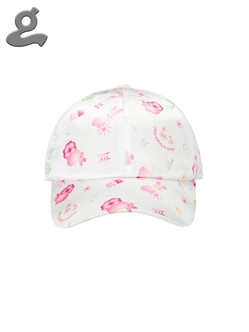 GRAPE Printed Satin Cap