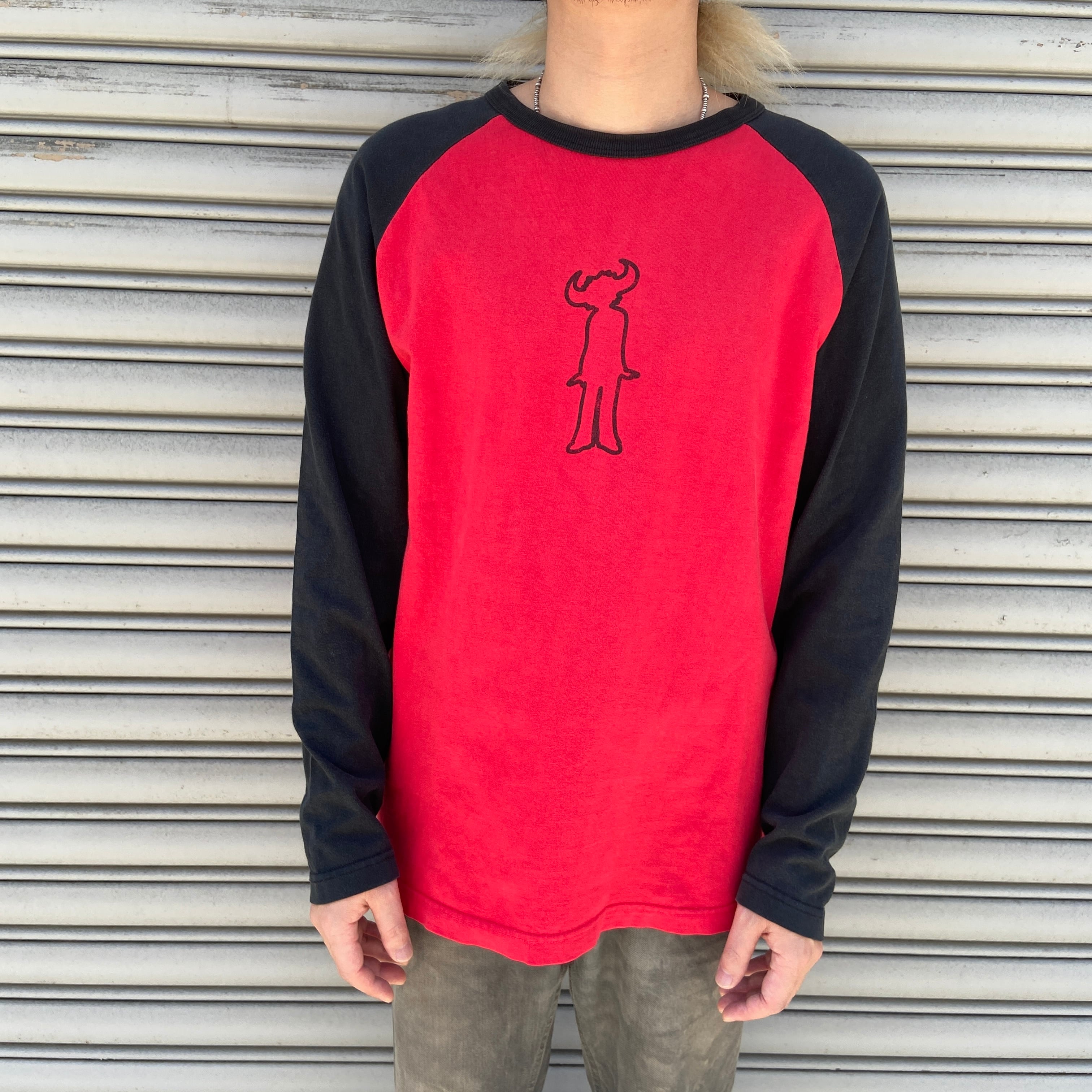 00s Levi's ジャミロクワイ ラグランスリーブTシャツ ツートン M