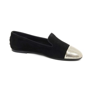 TOD'S トッズ レディース バレエシューズ スエード ブラック