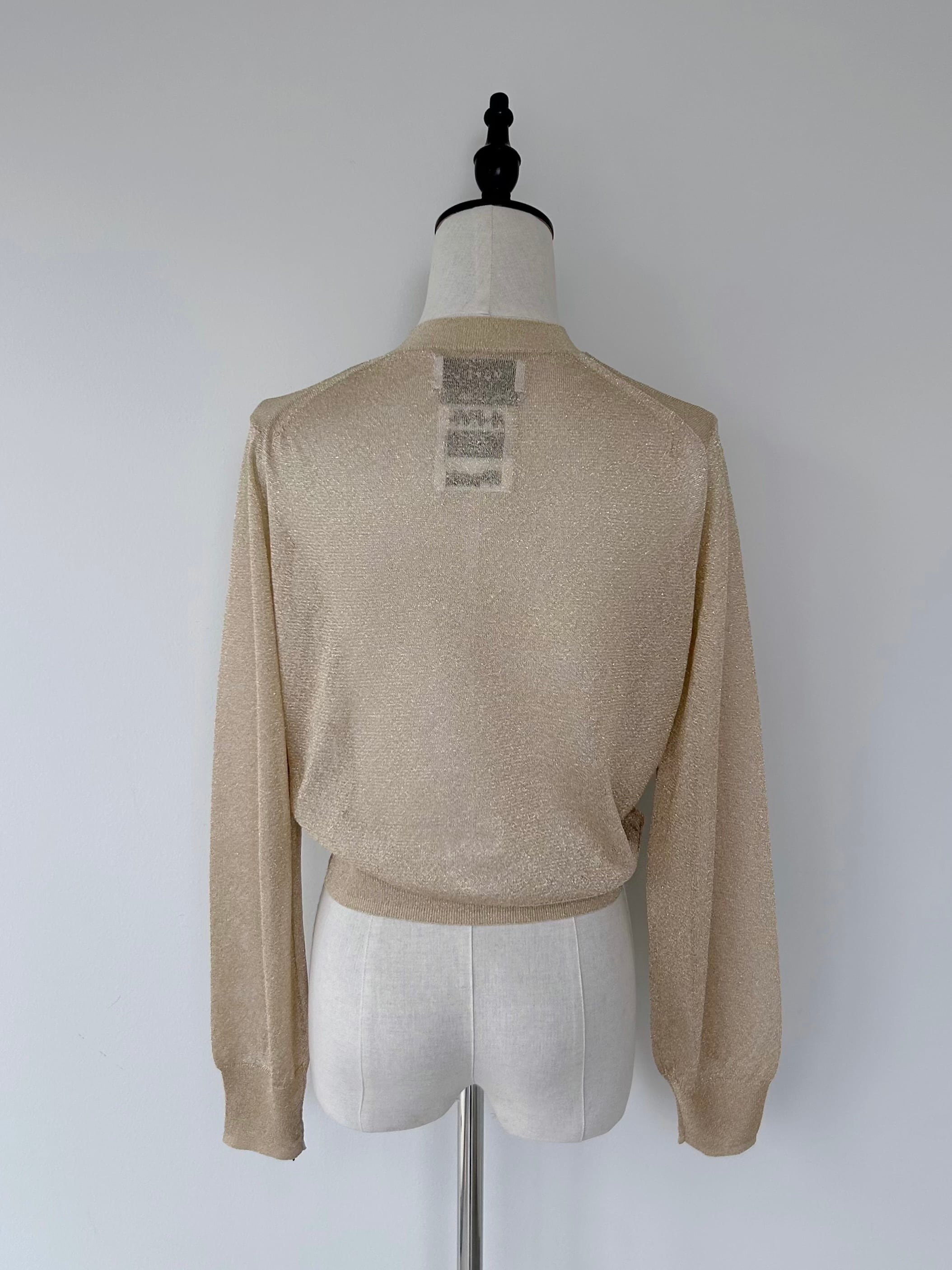 【美品】ミュベール MUVEIL すずらん 花 パール モチーフ カーディガン MUVEIL フラワーボタンカーディガン | KOKO