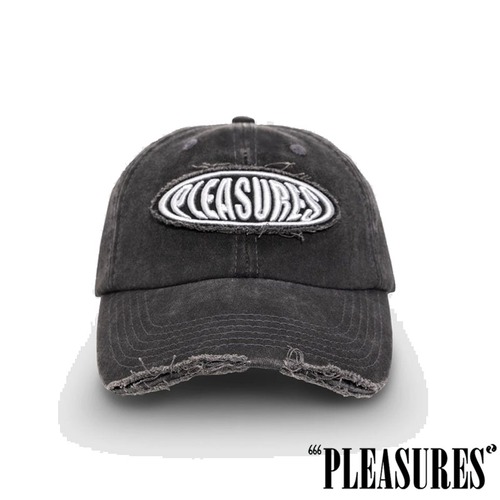 【PLEASURES/プレジャーズ】BUBBLE RIP CAP キャップ / GREY / SP26-13973