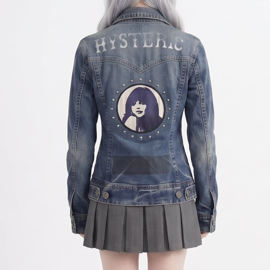 希少　HYSTERIC GLAMOUR スタッズ デニムジャケット 星柄　スター 希少 HYSTERIC GLAMOUR スタッズ デニムジャケット 星柄 スター 希少