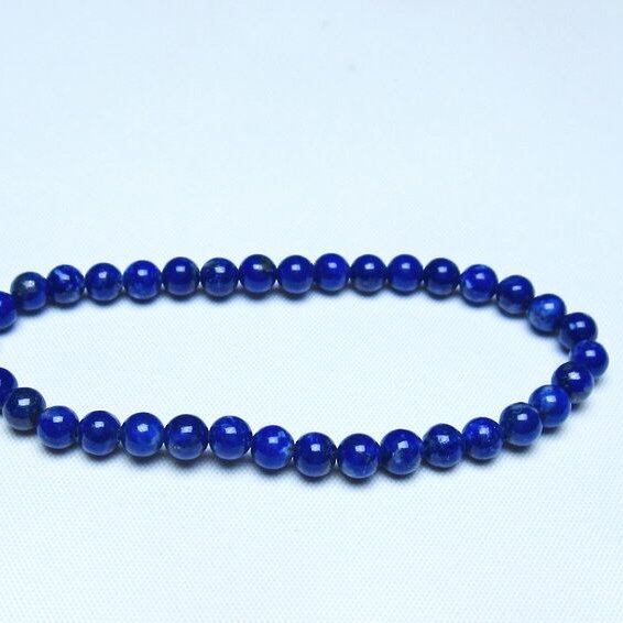 ラピスラズリ ブレスレット 5mm 一点物 メール便可 [M便 1/10] 111-48385