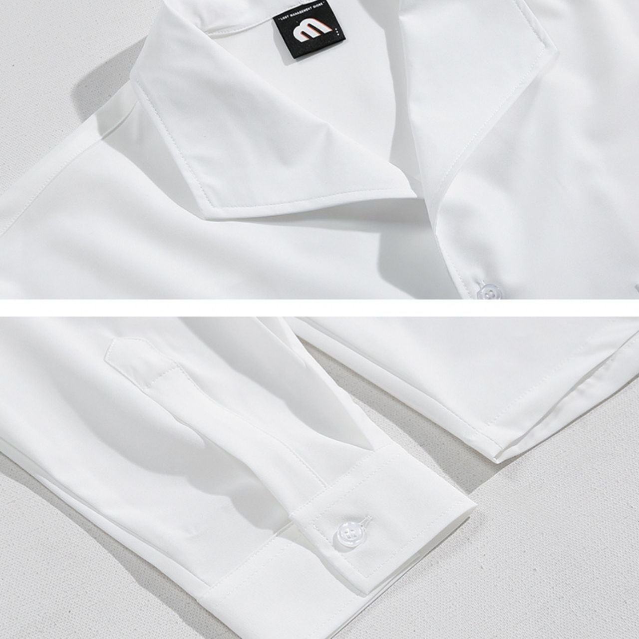 モードカラーホワイトシャツ　MT0080409