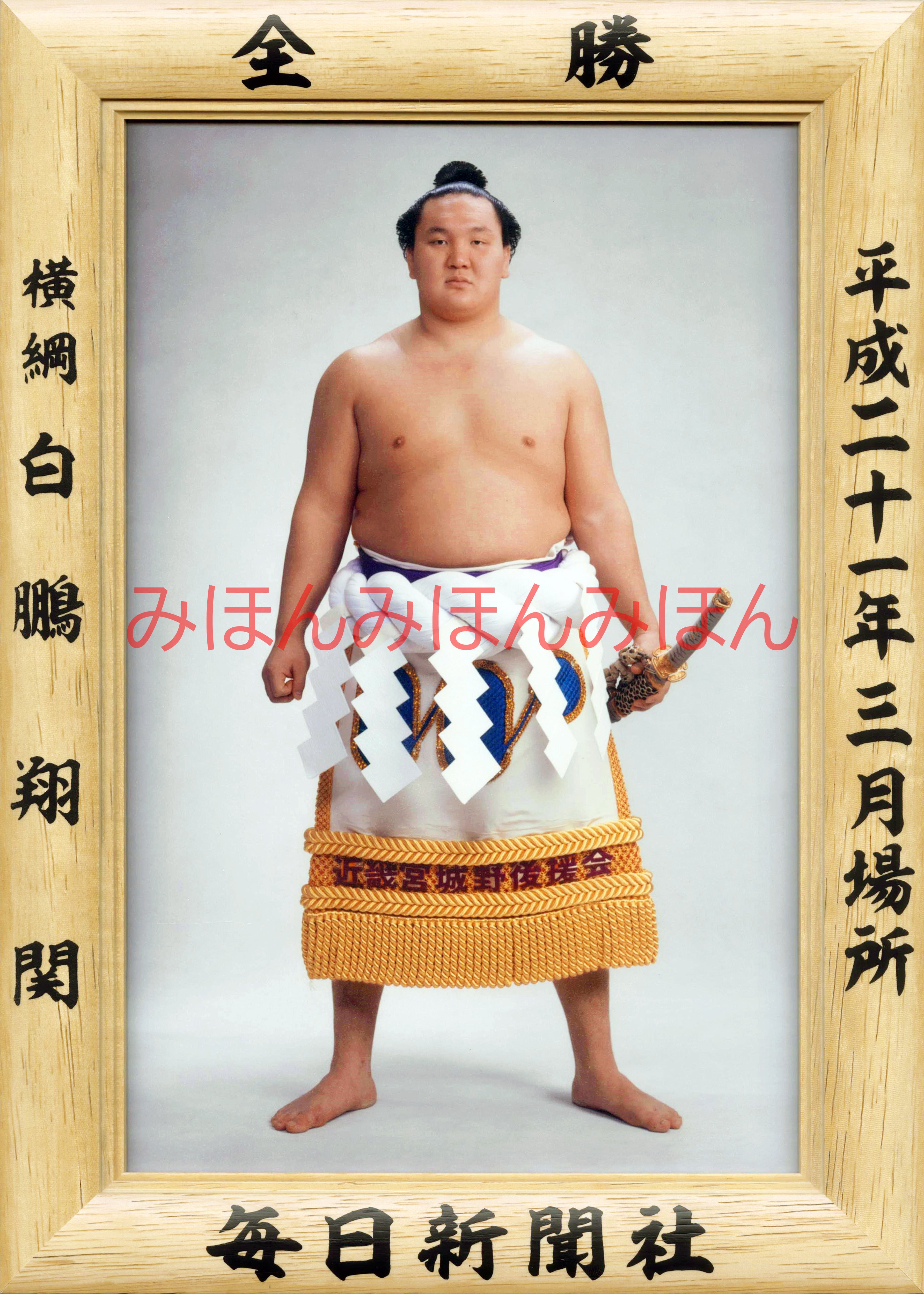 平成21年3月場所全勝 横綱 白鵬翔関（10回目の優勝） | 大相撲