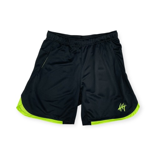 LC：バスケットパンツ（BLACK×LIME GREEN）