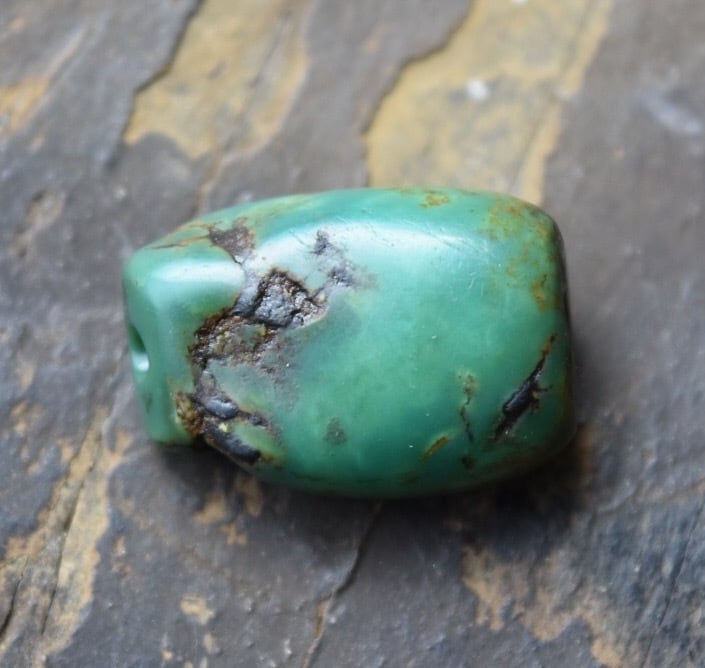 チベタンターコイズ18 円筒型 | 旅する骨董屋 喜八 KIHACHI.ANTIQUE