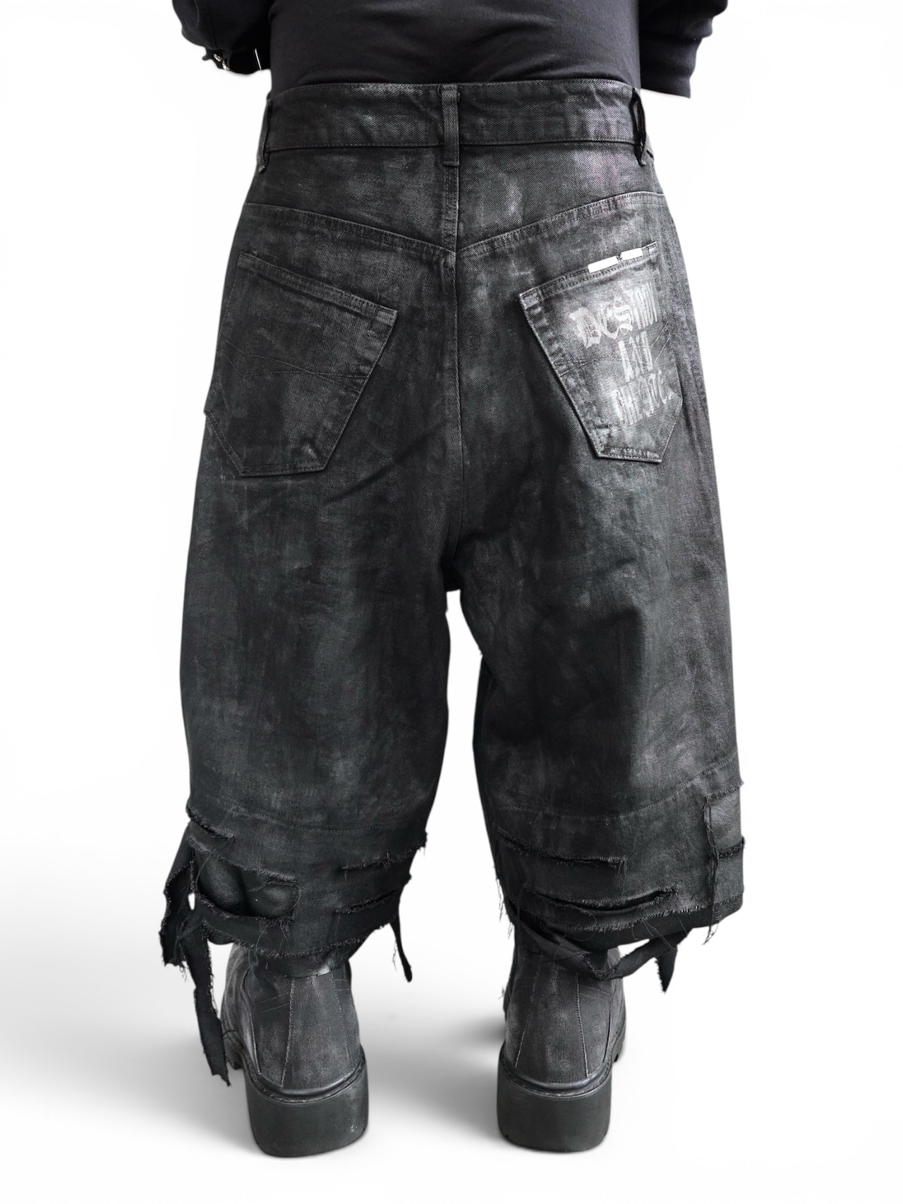 【DES'N'ATE】SHADOW COATING DISSECTED JORTS