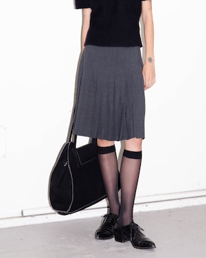 1980-90s Alain Manoukian - wool pleated skirt