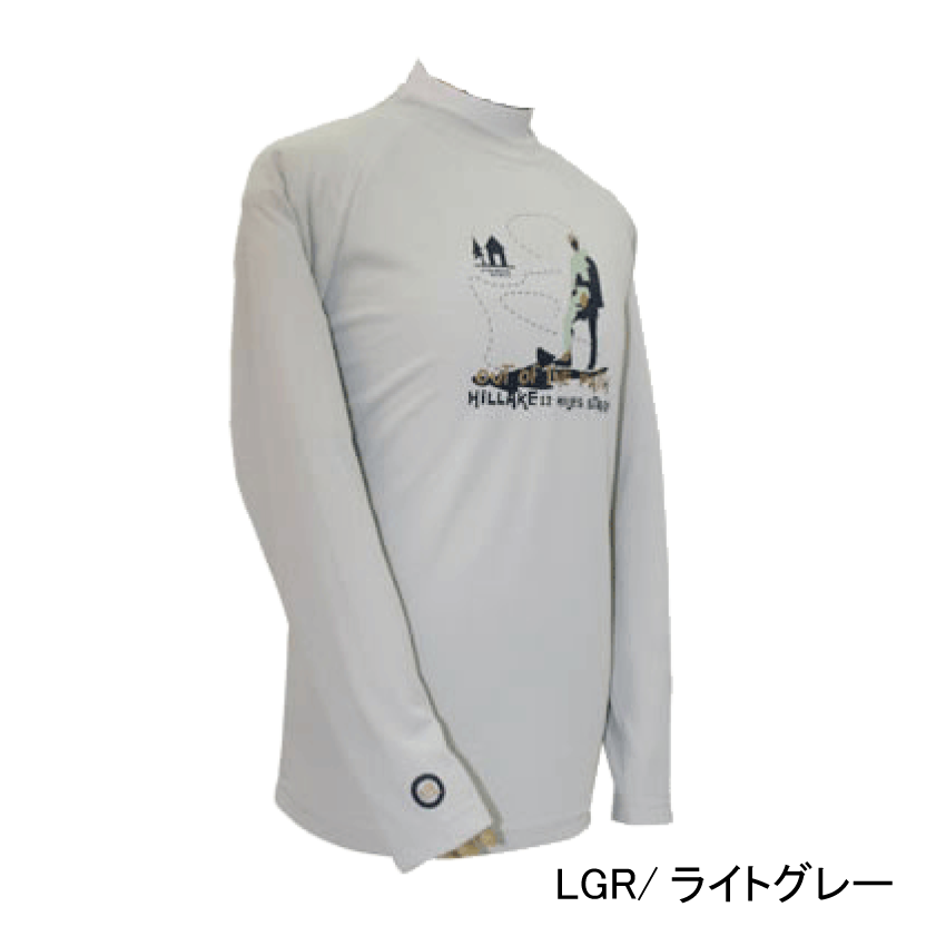 秋冬メンズロングラグランスリーブTシャツ（ライトグレー）PE-701M