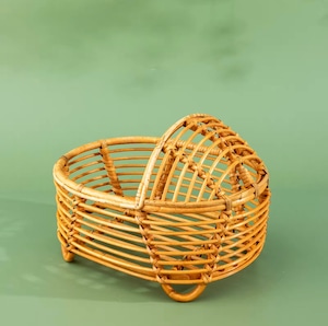 【ベッド】撮影用　天然柳を使用　ハンドメイド  新生児 ニューボーン プロップス