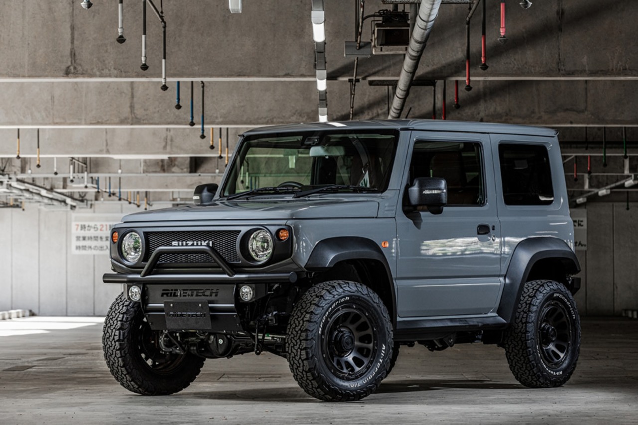 ジムニー JB64／JB74用　フロントガードバンパー（スキッドプレート一体式）