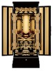 京型黒塗り金仏壇 別台 15号（高さ119cm）本山用｜KB-G-007