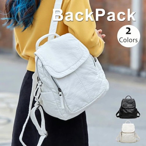 ミニリュック レディース 大人 おしゃれ リュックサック レディース かわいい 小さめ 小さい 軽い 軽量 背面ファスナー 合成皮革 革 PUレザー フラップ リュック 通勤 通学 大学 無地 シンプ