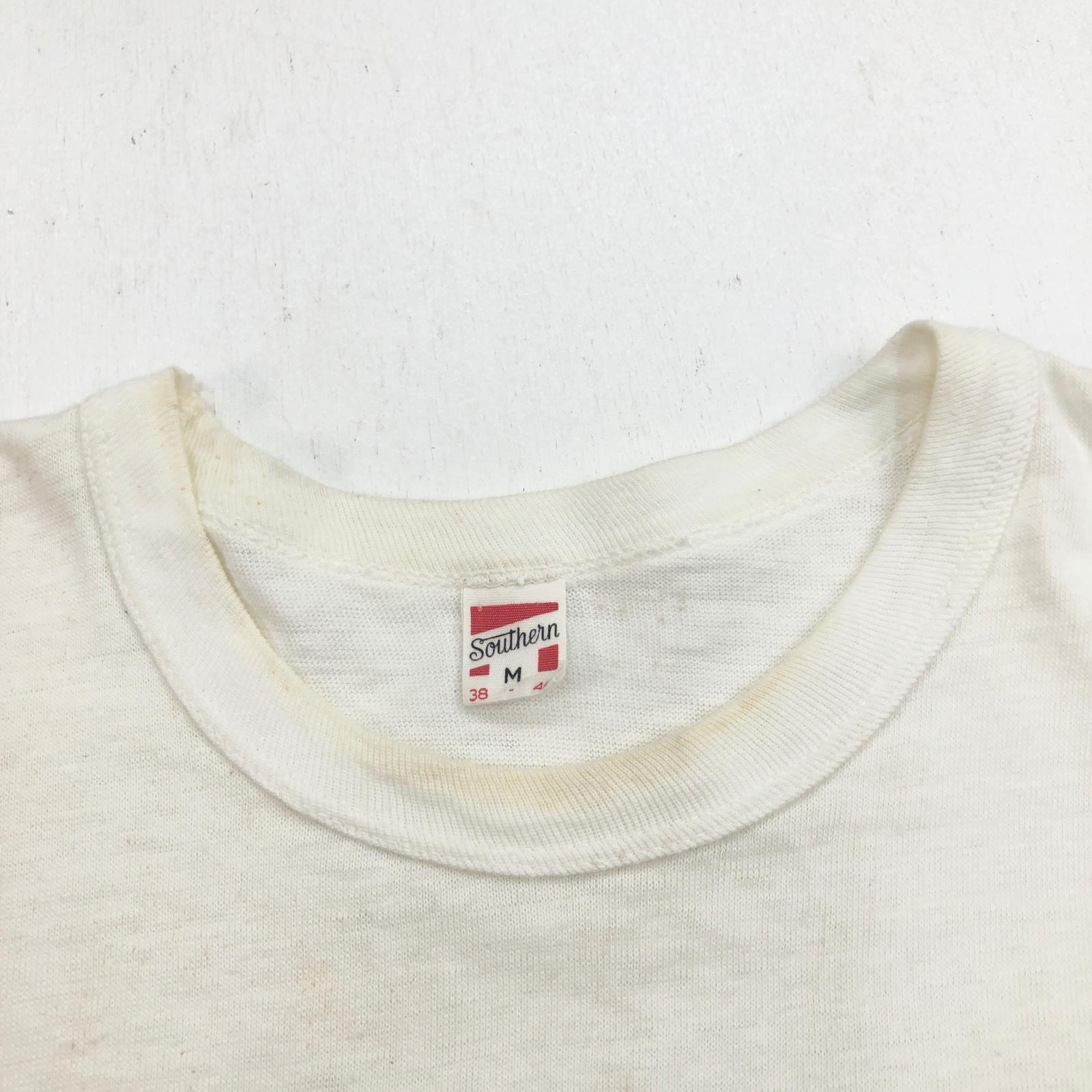 RUSSELL SOUTHERN ラッセル 50- 60年代 染み込み プリントTシャツ タグ
