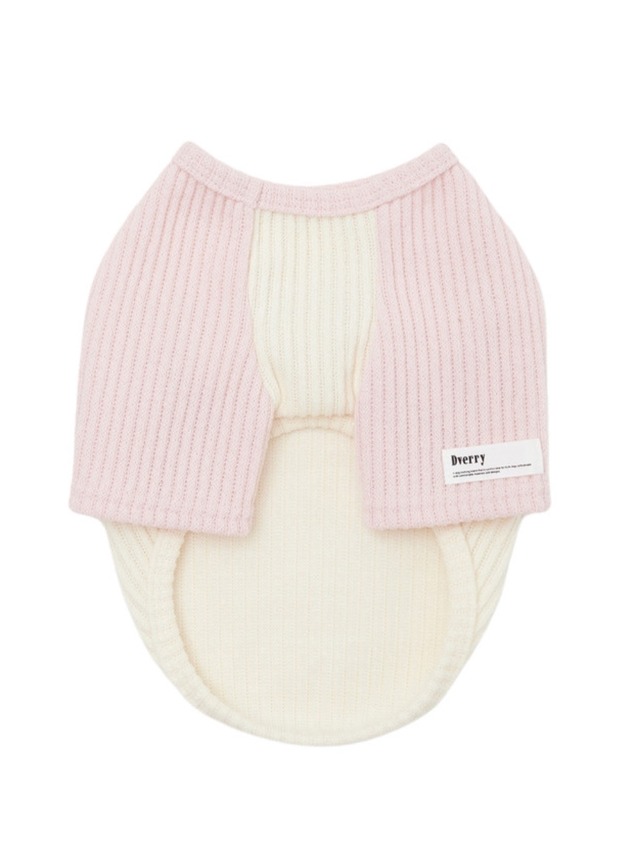 〈 即納アイテム 〉Dverry Tシャツ /コージーラグランニットTシャツ（ピンク)