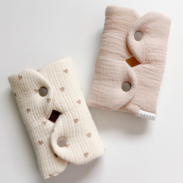 « 再販なし »ふわくもサッキングパッド( triple nubi heart ) / 抱っこ紐カバー sucking pad 韓国生地 ハンドメイド handmade