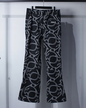 【Caka BLACK】Falcon Ttribe Pattern Technical Pants