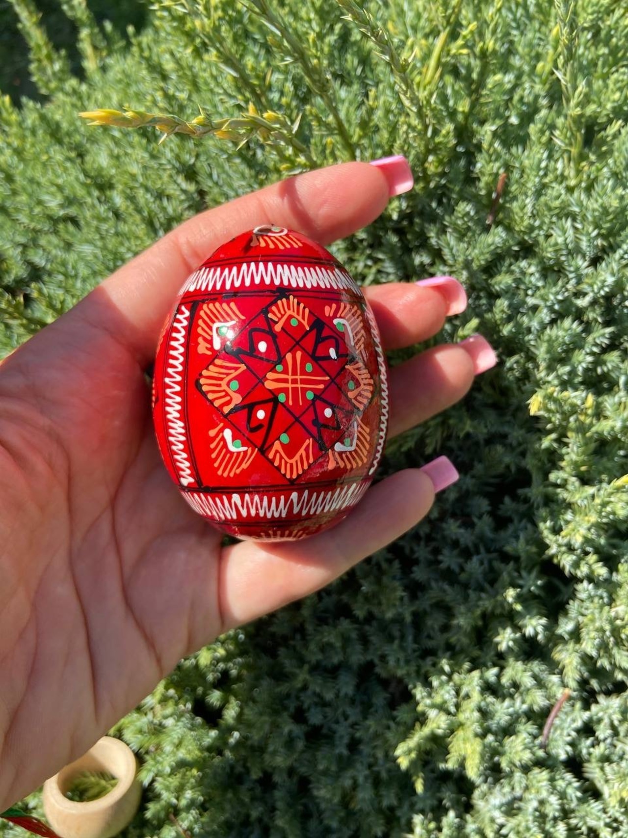 装飾用プィサンカ（イースターエッグ）with stand　コロミヤ博物館モデル - 6