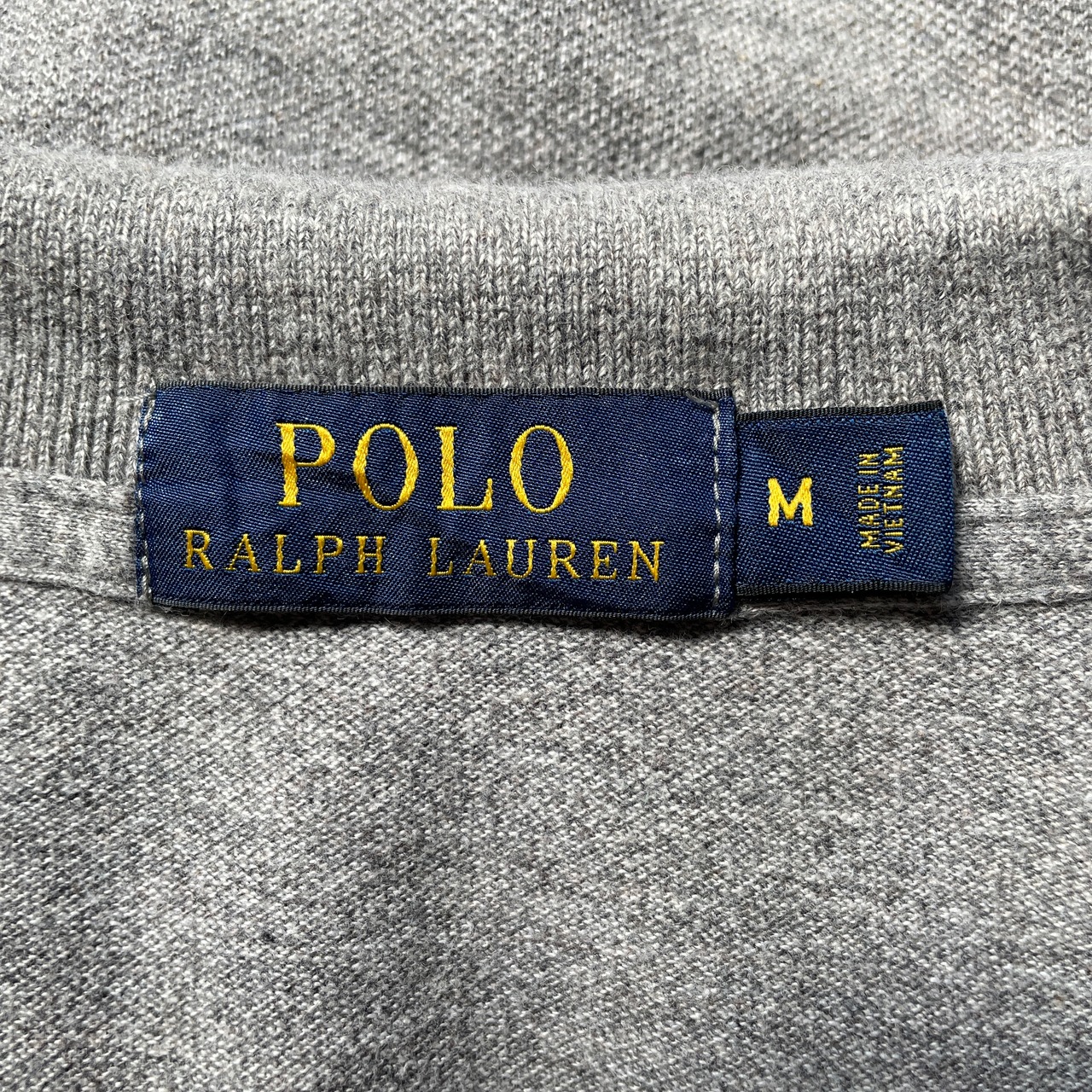 Polo Ralph Lauren ポロラルフローレン 鹿の子 長袖ポロシャツ メンズM 