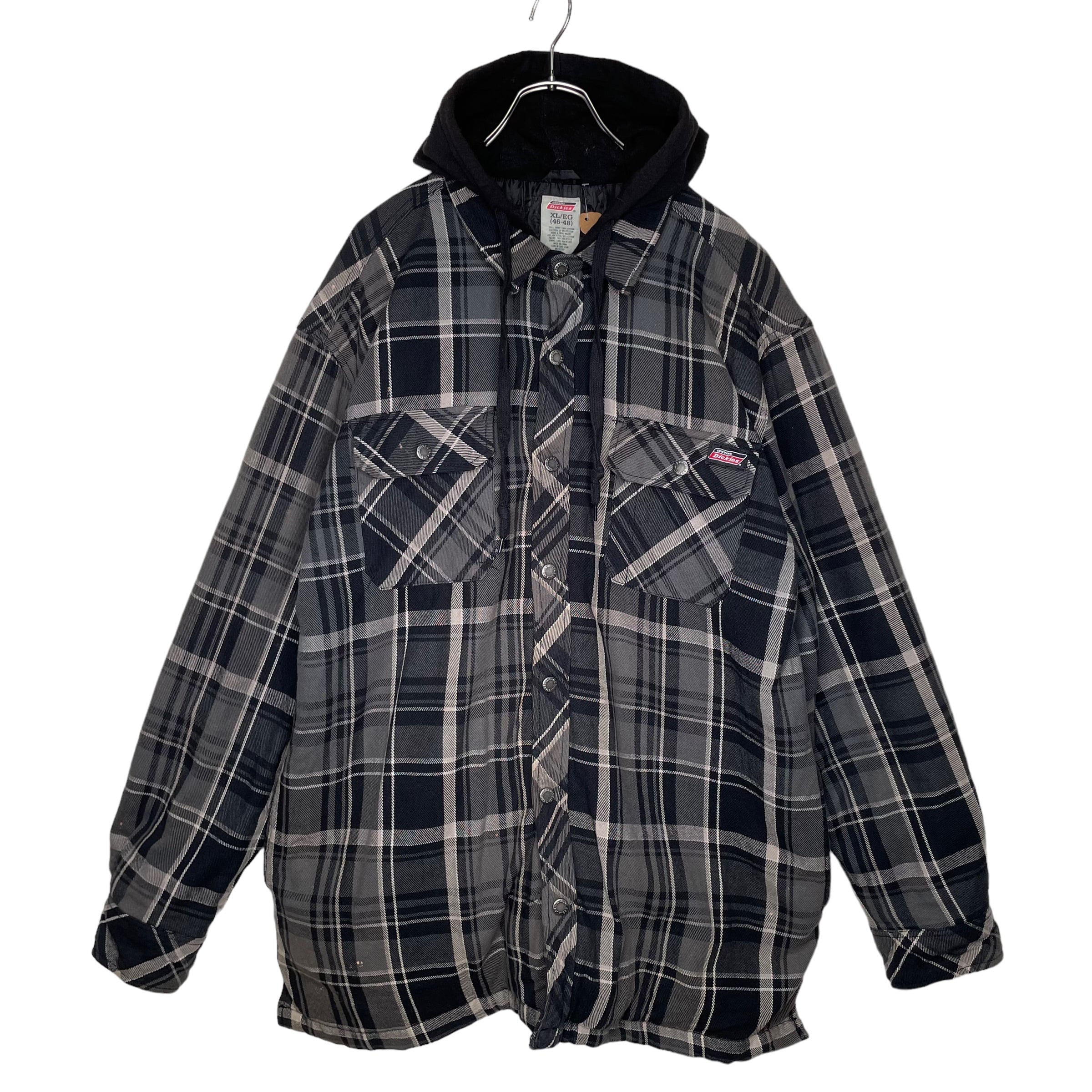 Dickies シャツジャケット XL チェック柄 ブランドタグ キルティング  