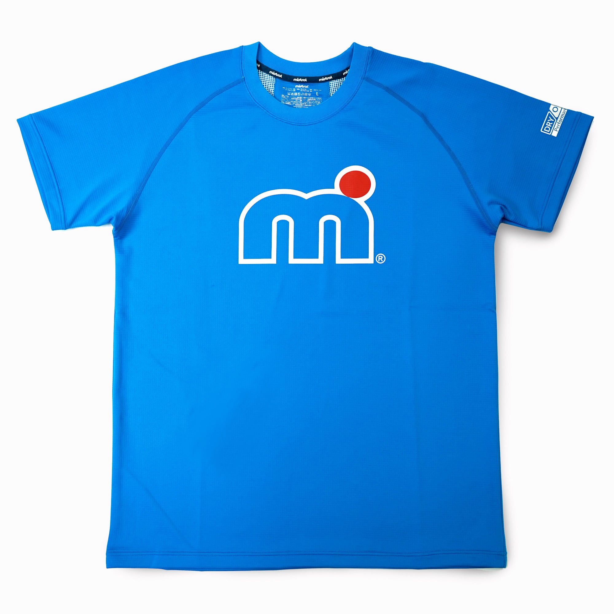 HANA Tシャツ Lサイズ HP-DRY 半袖Tシャツ - エムドットアウトライン - L.BLUE | mistral