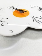 Arti e Mestieri FAST-FOOD 掛け時計 壁掛け時計 輸入インテリア イタリア 朝食 目玉焼き フライ返し 1912-27