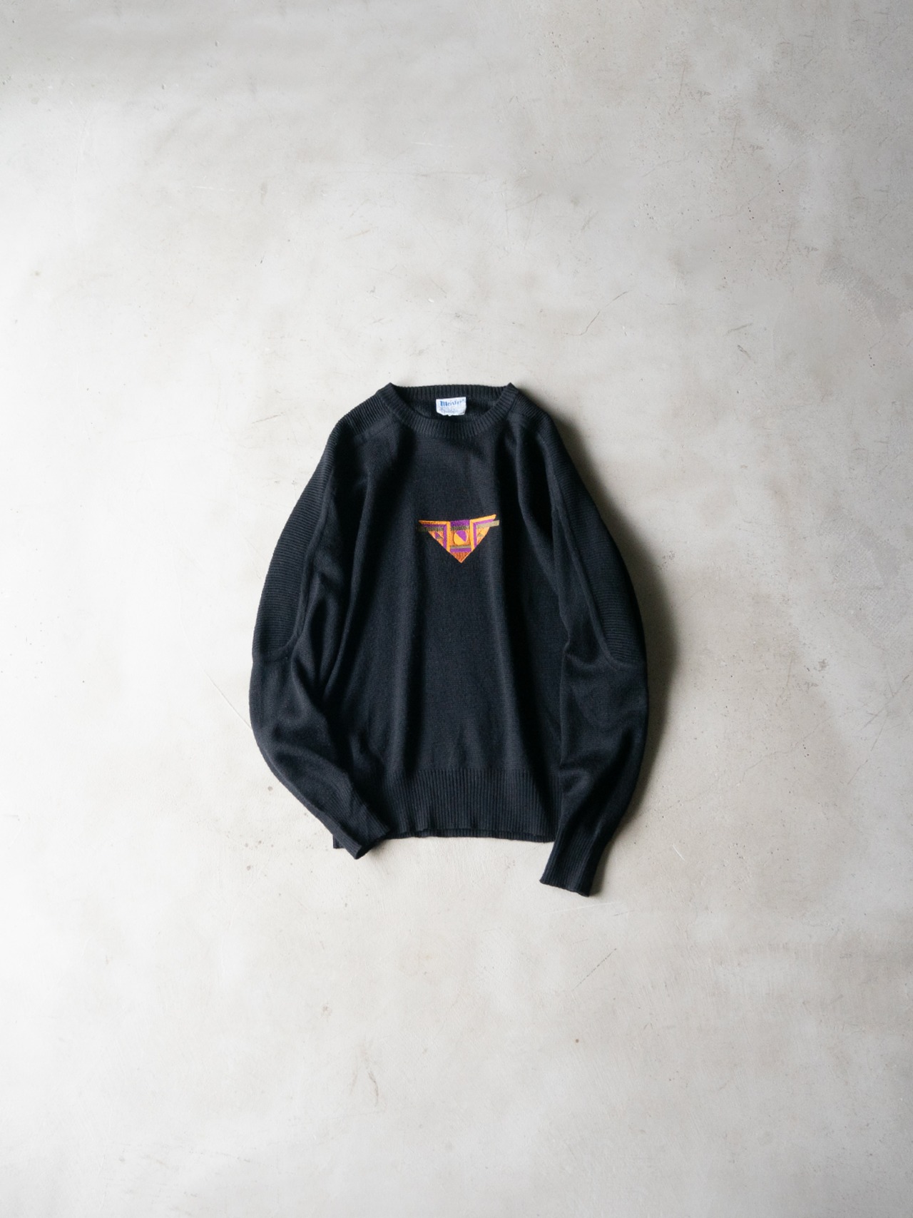 "Meister" '80s vintage Wool acrylic ski knit
