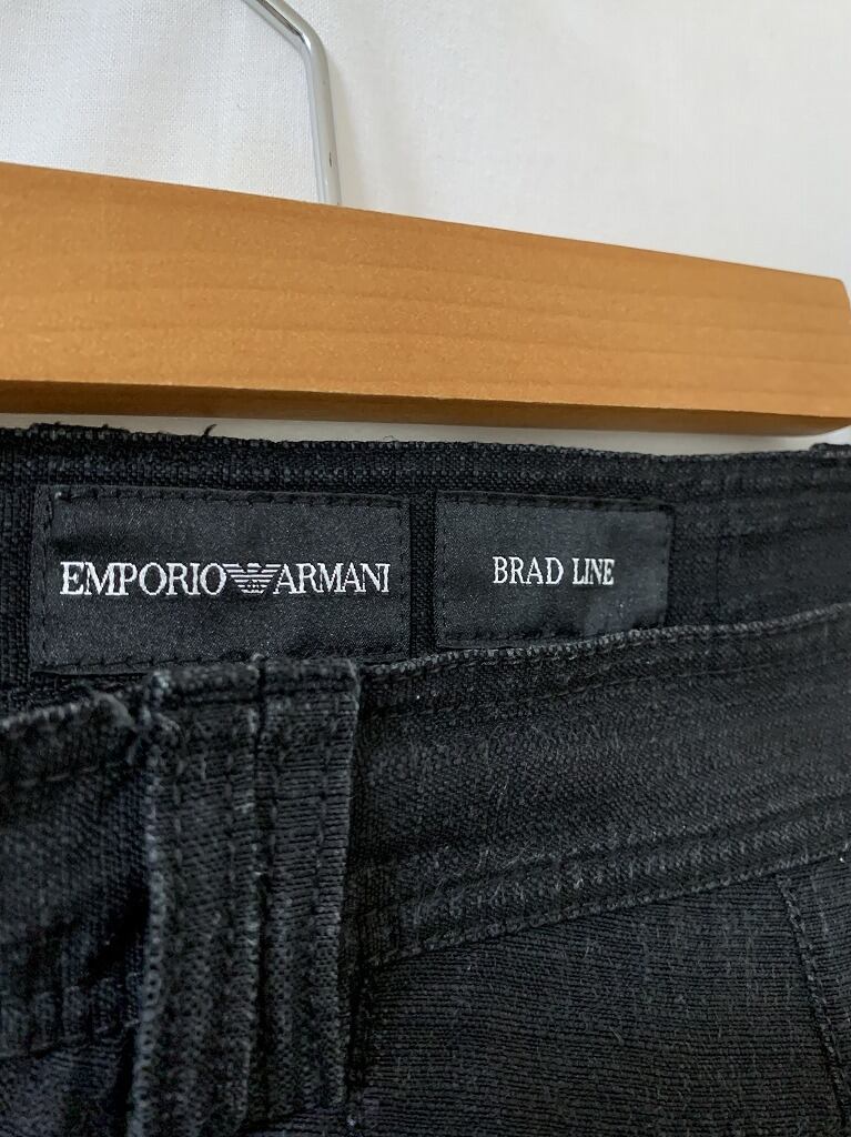 Linen Fabric Design Cargo Pants "EMPORIO ARMANI"