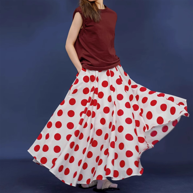 ドットフレアスカート　10890