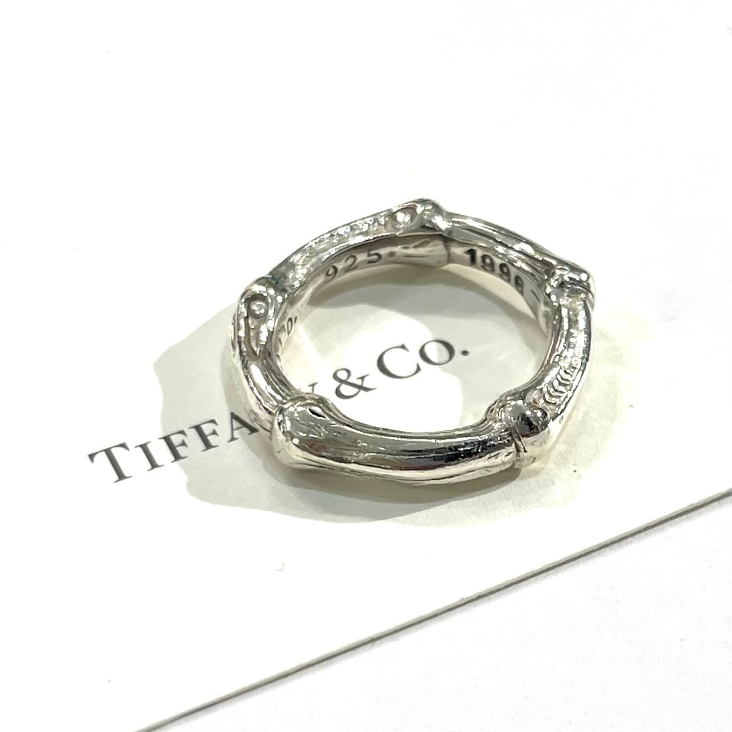 Tiffany & Co. バンブーデザインリング 925シルバー TIFFANY&CO.】【12-13号】2595 TIFFANY &CO ティファニーバンブー