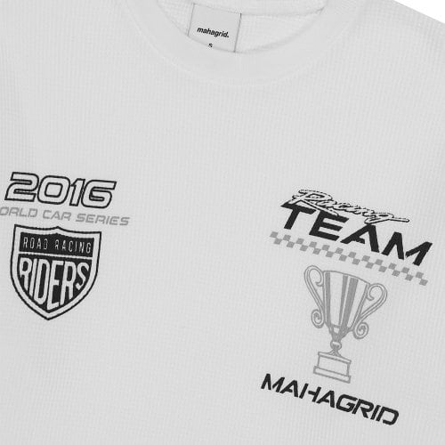 ☆TXT ヨンジュン 着用！！【MAHAGRID】W.C.S RACING WAFFLE LS TEE