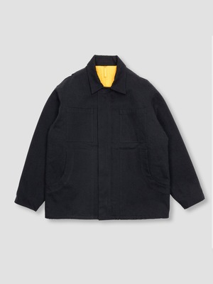 MAN-TLE　Jebok Coat　All Black Denim　R19J1