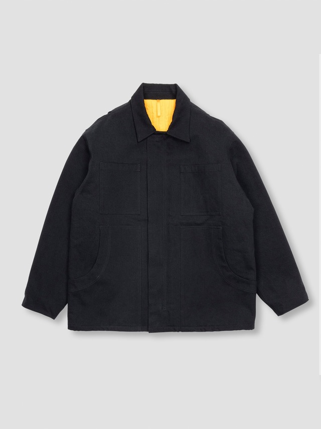 MAN-TLE　Jebok Coat　All Black Denim　R19J1