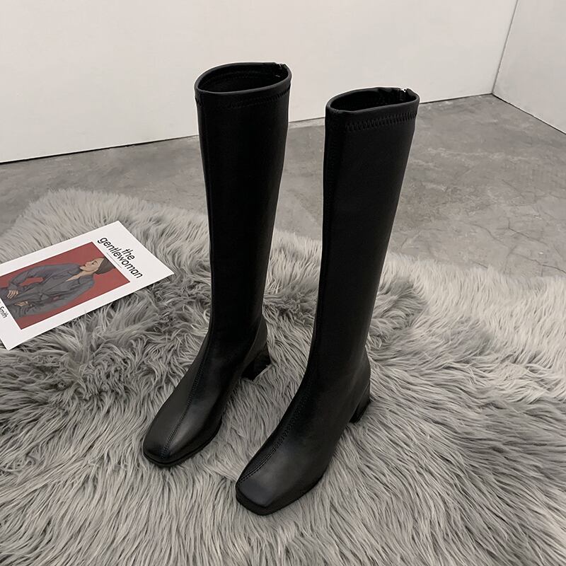 ブーツオータムウィンターレッドカジュアル 靴 シューズ 秋物 冬物 スクウェア フェイクシューズ40446899007