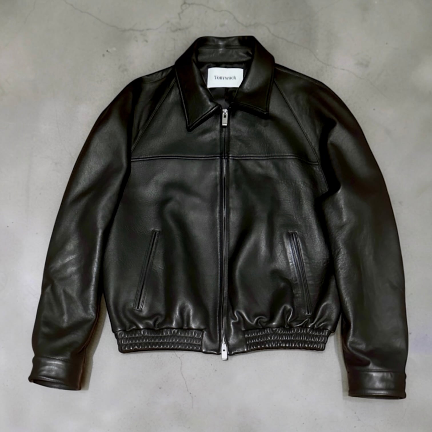 TonywacK  [VINTAGE LAMB LEATHER BOMBER JACKET]