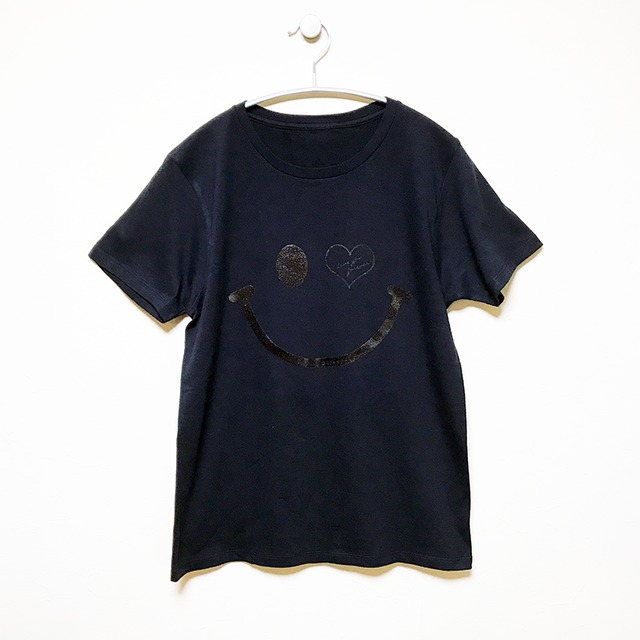 SS | model007 | Standard | ドレイプＴシャツ |  ネイビー for women