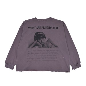 【Enfants Riches Déprimés】Flowers Of Anger LS T-Shirt Antique Brow