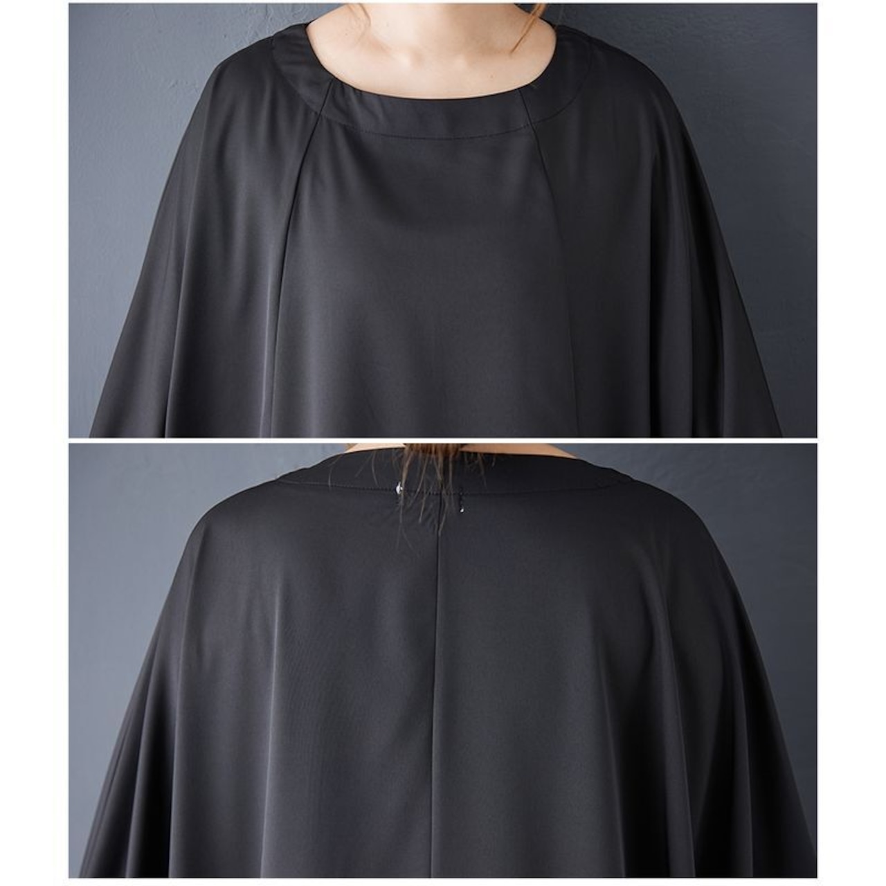 グロメット ドレープ オーバーサイズ チュニック 00279