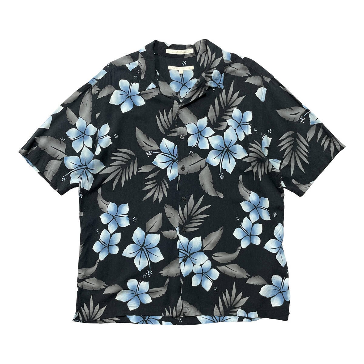 USA 古着 PERRY ELLIS ペリーエリス 開襟 レーヨン アロハシャツ