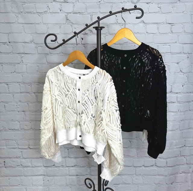 50%off❤️ SALE！ROSIEE ロージー　刺繍レースカーディガン　R051241