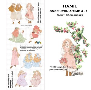 HM253 HAMIL ハミル 6枚セット【ONCE UPON A TIME 4-1-6】マット 透明 ステッカー