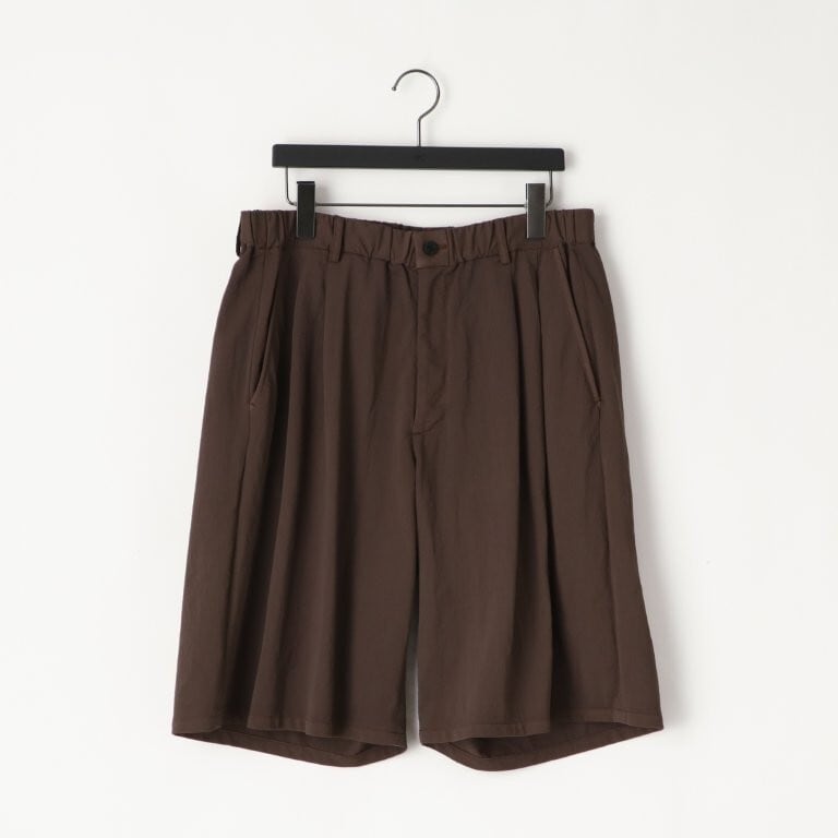 KANEMASA PHIL. 46G Tuck Easy Shorts(CHARCOAL) | novastore(ノヴァ
