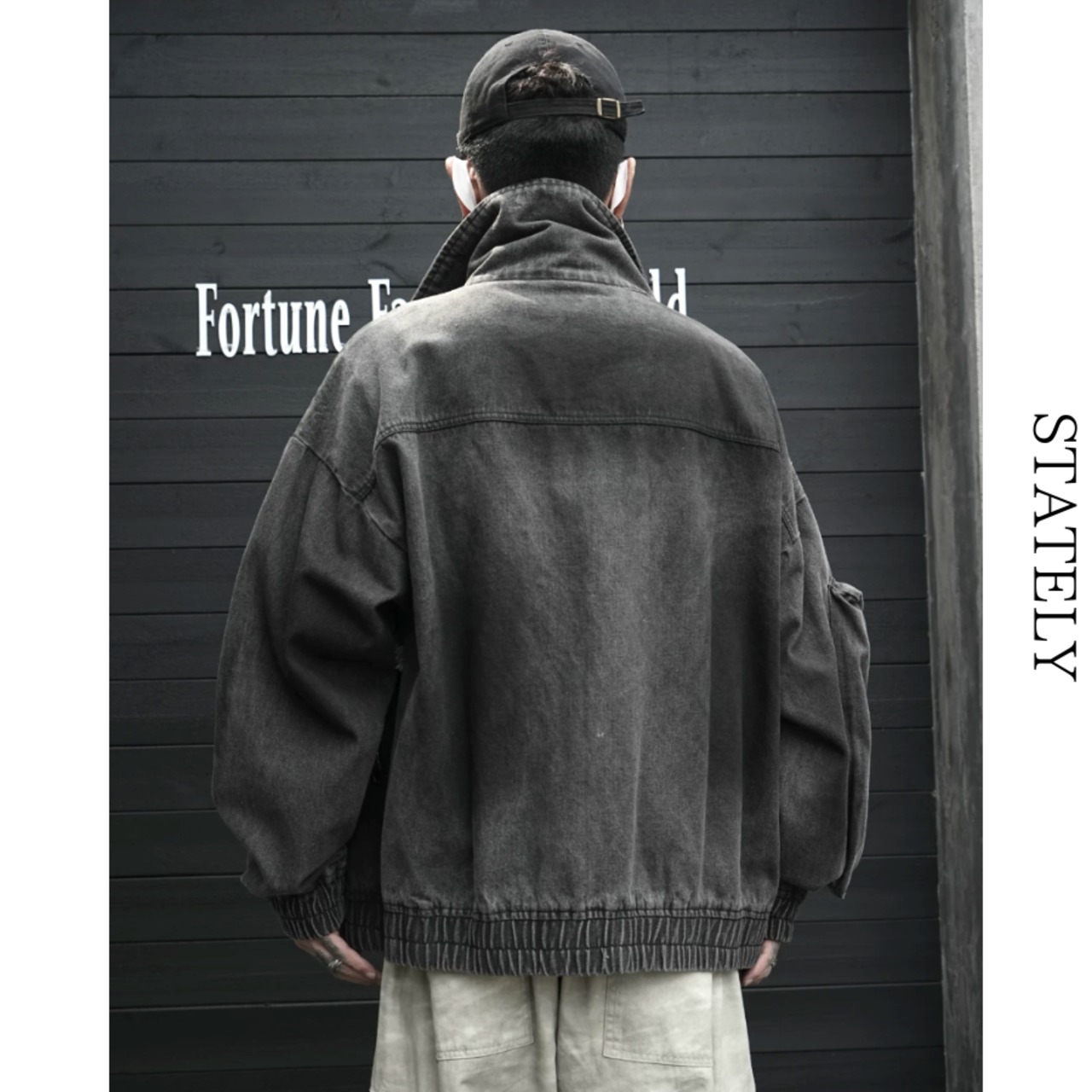 Washed Eyelet デニムジャケット_O75・画像3