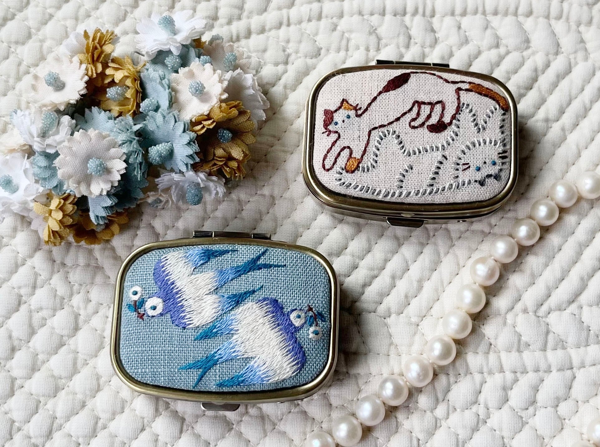 CAHIER刺繍教室 教材キット 「小物入れ」