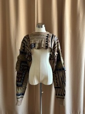 cafe au lait color remake knit-4481-1