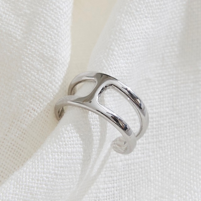 316L HHH ring【SILVER】#r22
