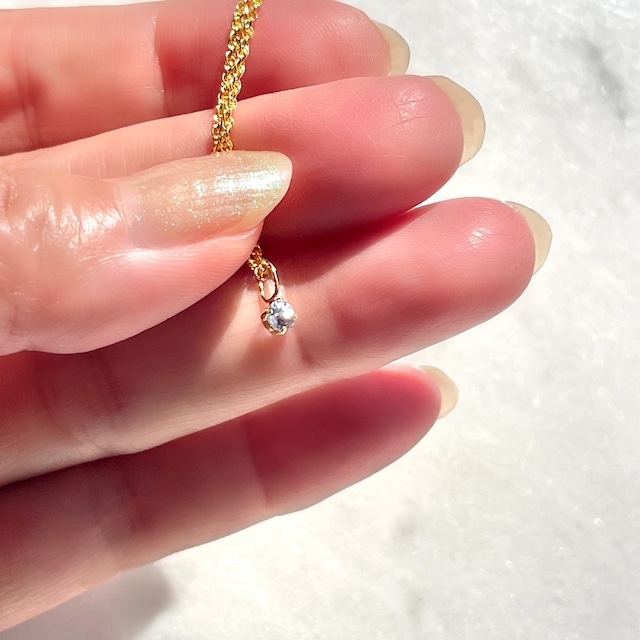 【超美石】サファイア　　18金　ペンダントトップ　1017