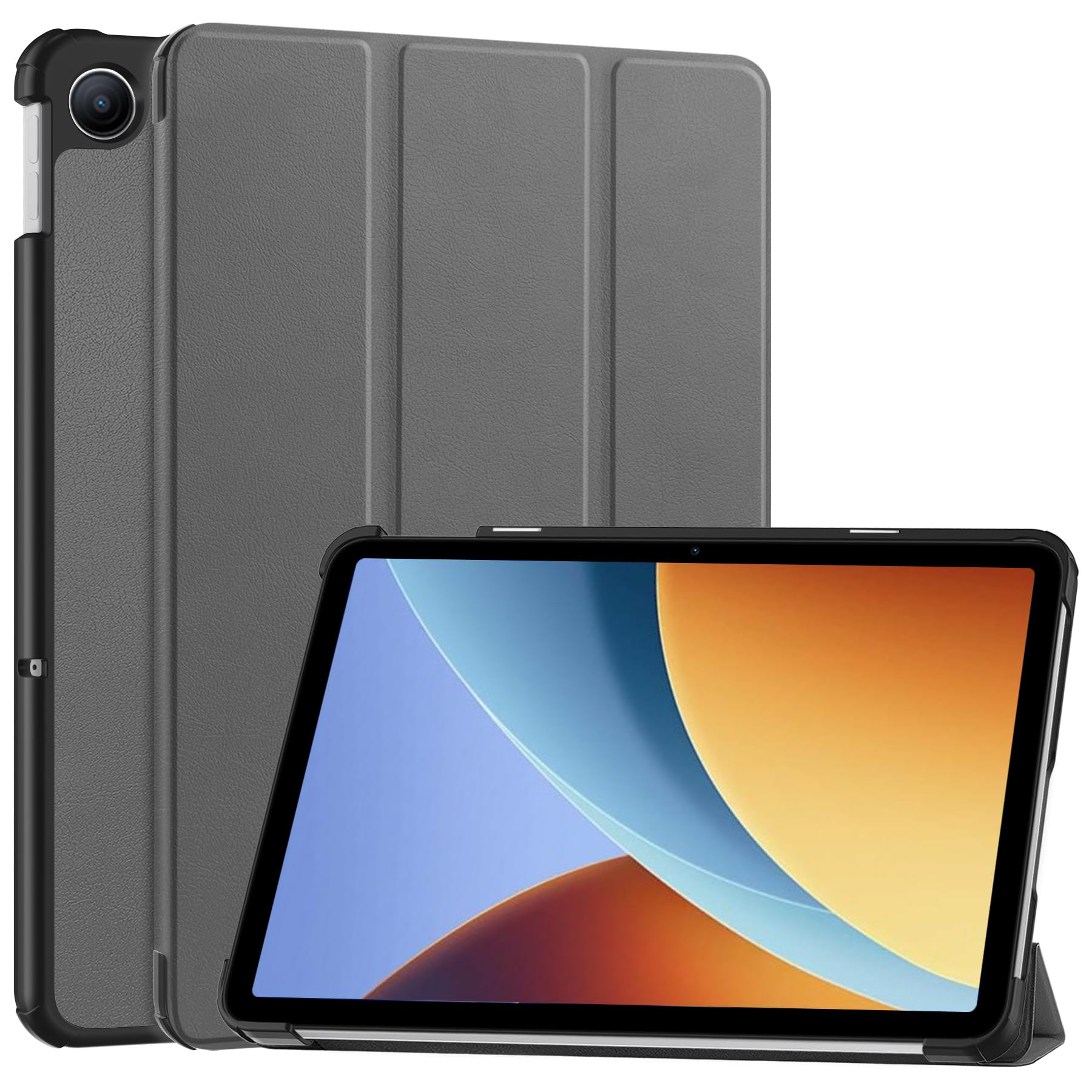 (2026発売) For REDMI Pad 2 9.7 ケース シャオミ(Xiaomi) REDMI Pad 2 9.7インチ 対応 【HASADEDE】 オートスリープ機能付き 三つ折スタンド 角度調整 上質PUレザー キズ防止 タッチペン収納機能 磁気吸着機能付き 耐衝撃 全面保護 9.7インチ シャオミ(Xiaomi) REDMI Pad 2 カバー ケース (グレー)